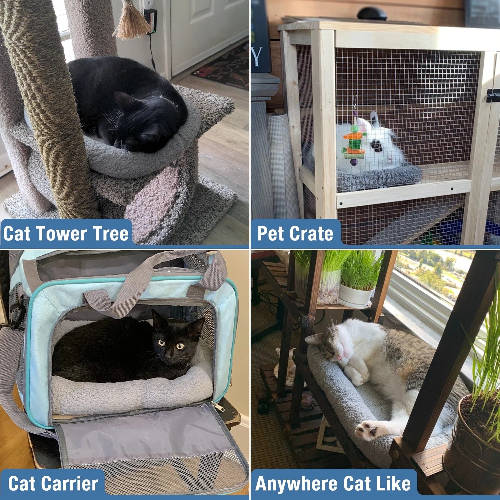 Cozy Plush Cat and Small Dog Bed | Soft Washable Pet Cushion for Kittens, Puppies, and Small Animals | Indoor Nest, Cave, or Sofa Lounger (22'' x 16'')