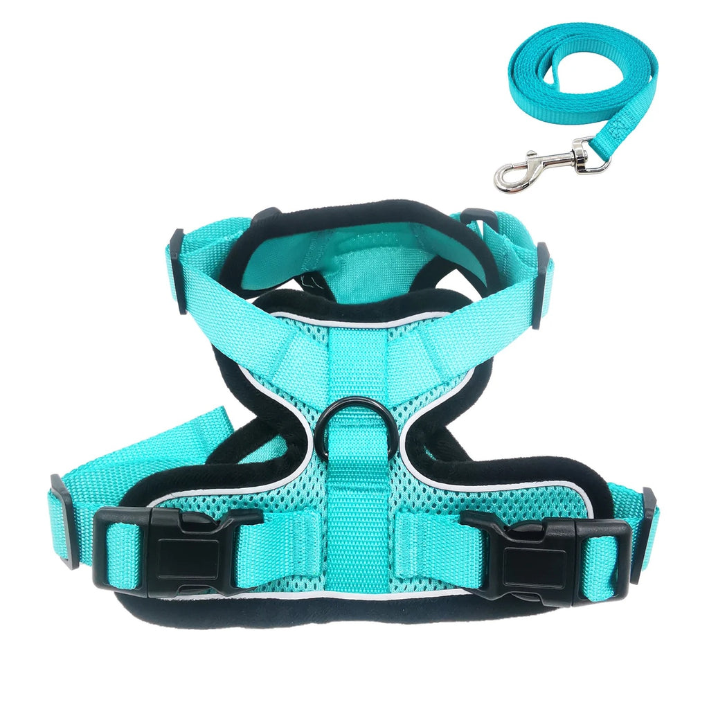 Escape Proof Cat Harness and Leash Set for Walking | Adjustable Breathable Mesh Vest with Reflective Safety Details | Secure Outdoor Jacket for Adult Cats