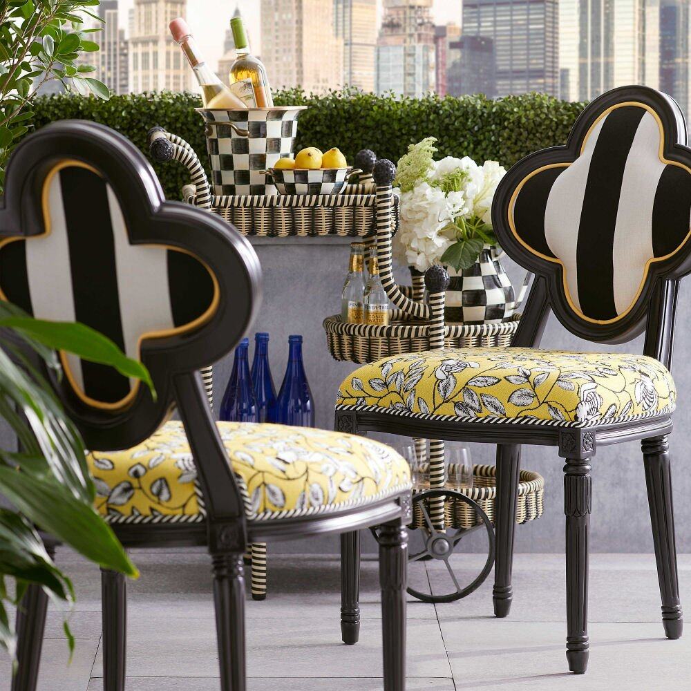 Courtly Check Design Enamel Wine Cooler