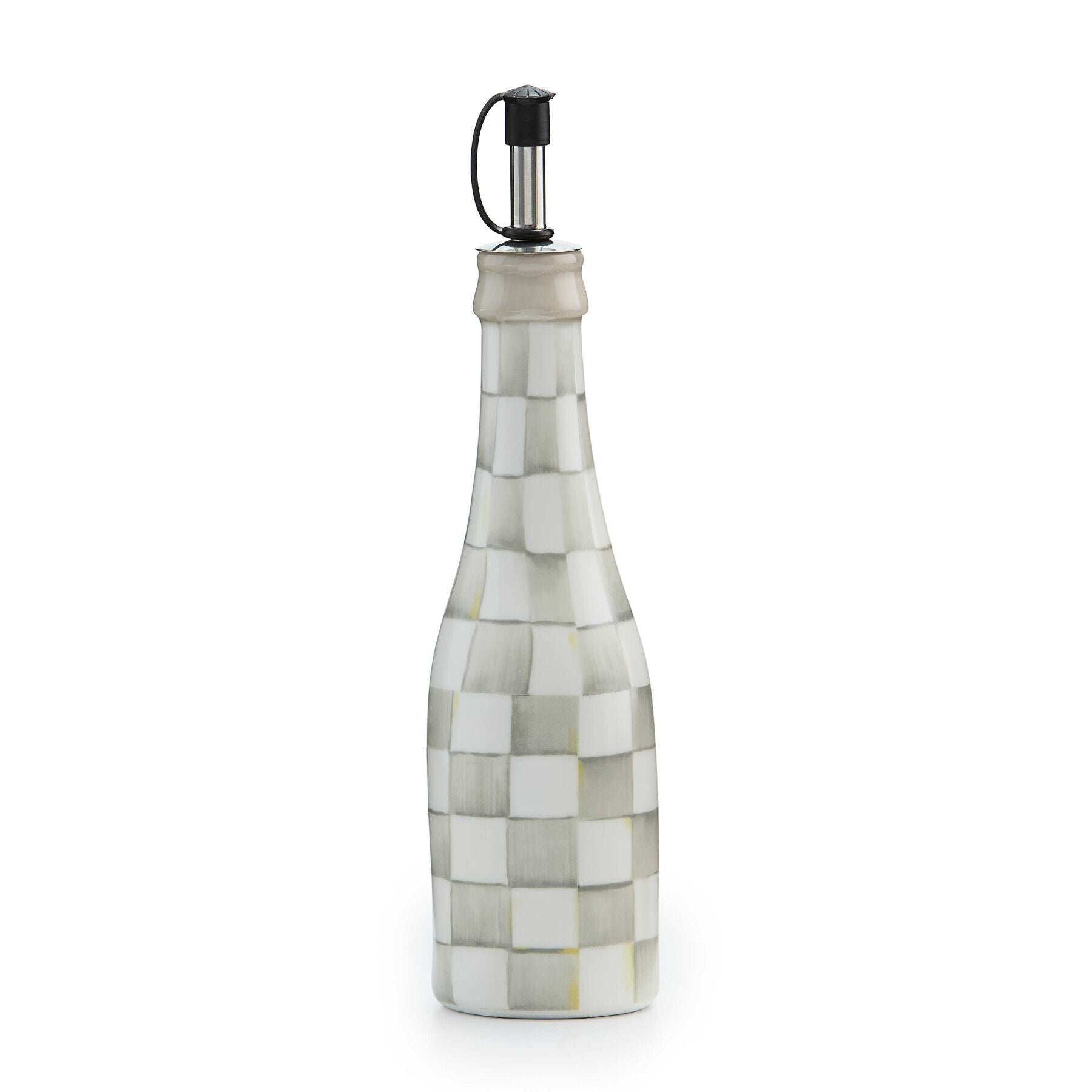 Sterling Check Farmhouse Oil Cruet