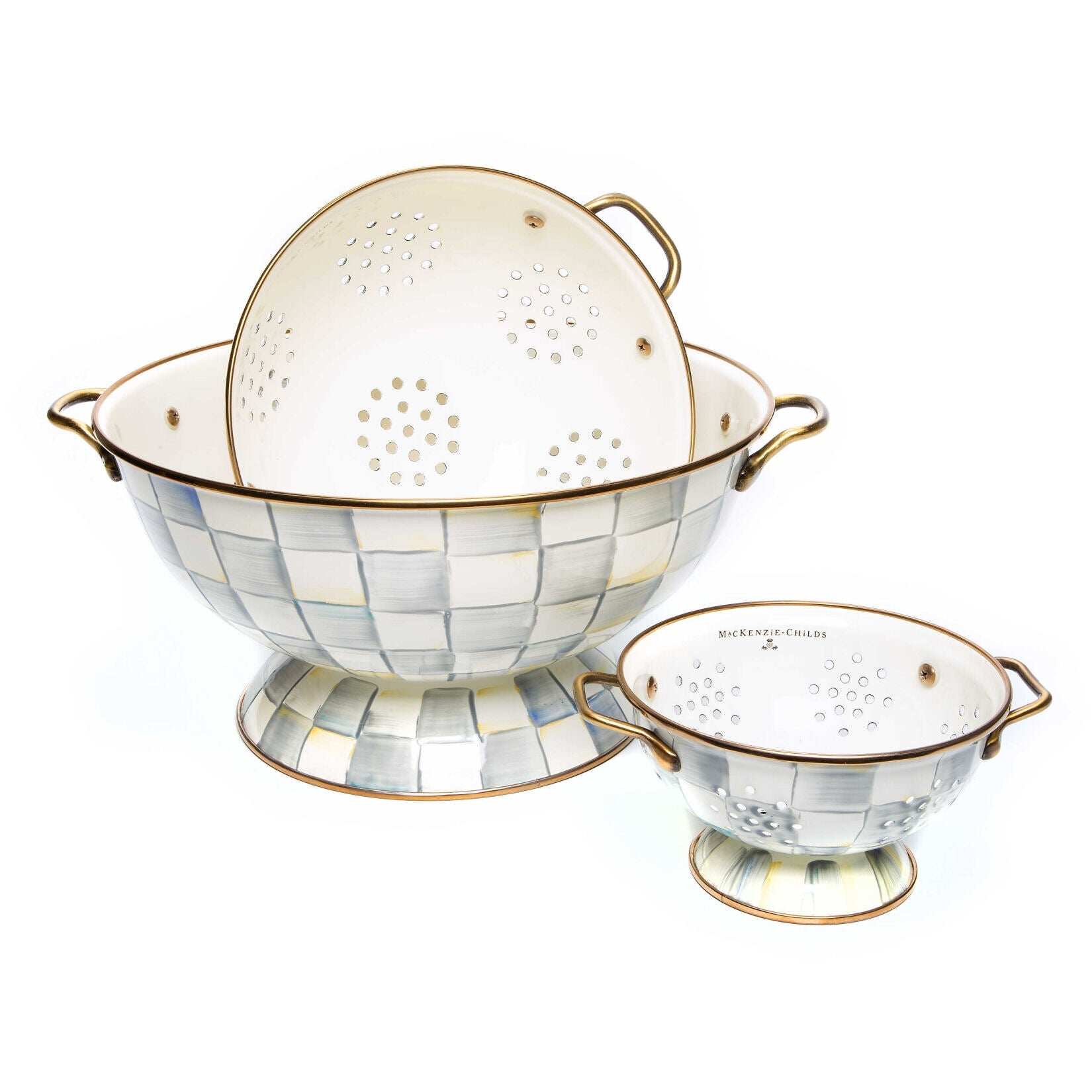 Sterling Check Everything Bowl by MacKenzie-Childs