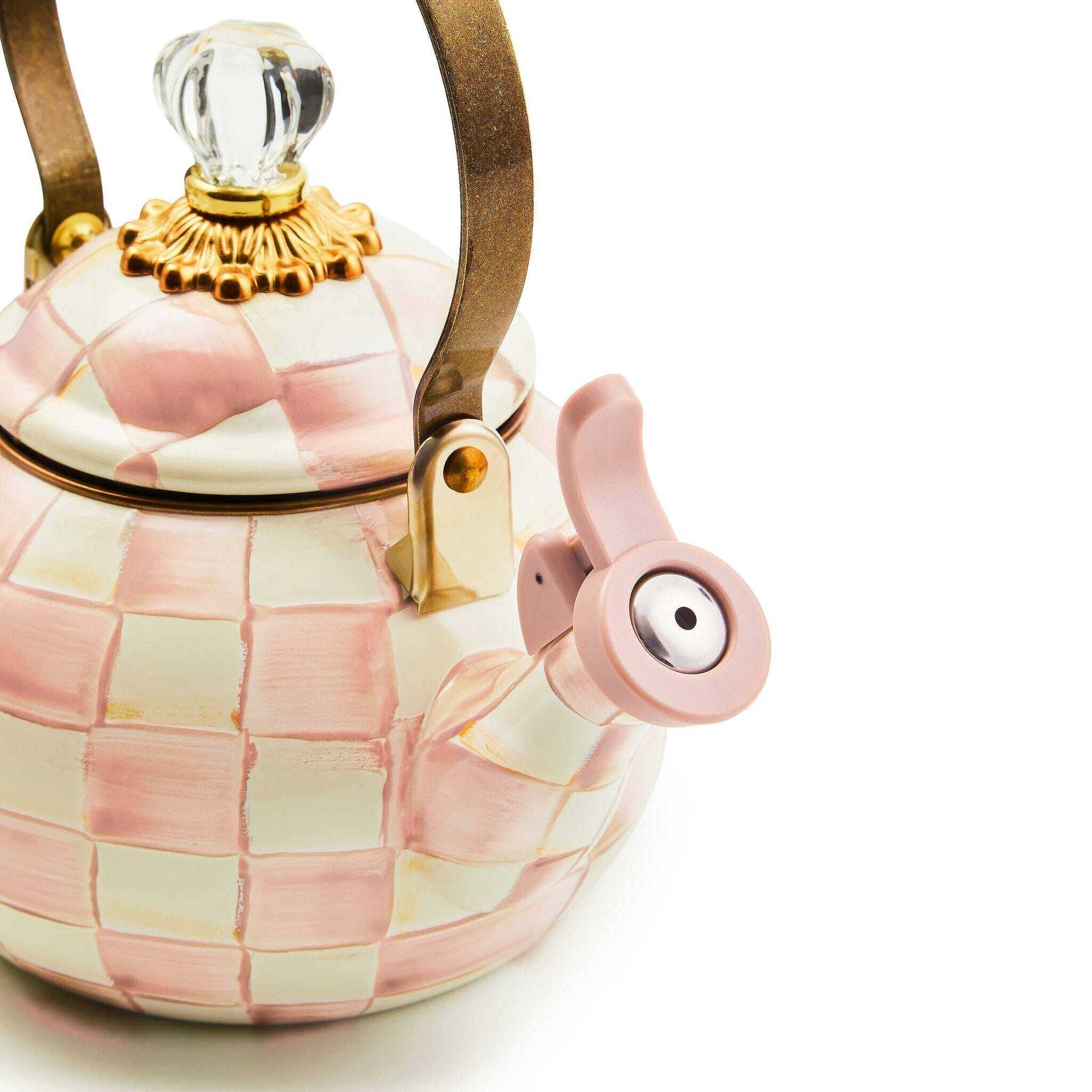 Rosy Check Whistling Tea Kettle by MacKenzie-Childs